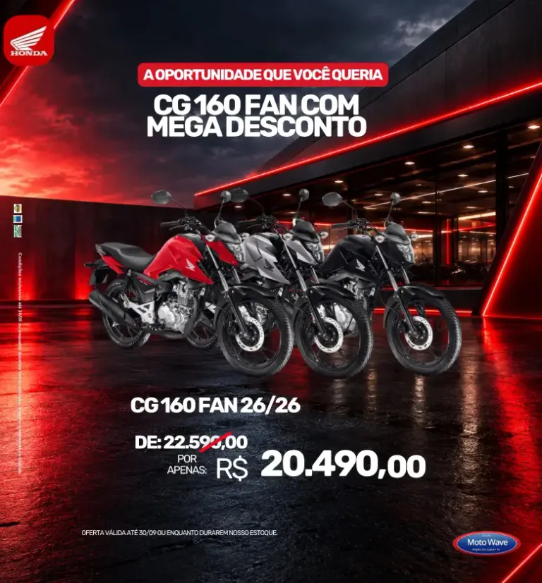 Banner MotoWave Honda CG160 Fan