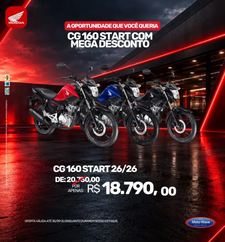 Banner MotoWave Honda CG160 Start
